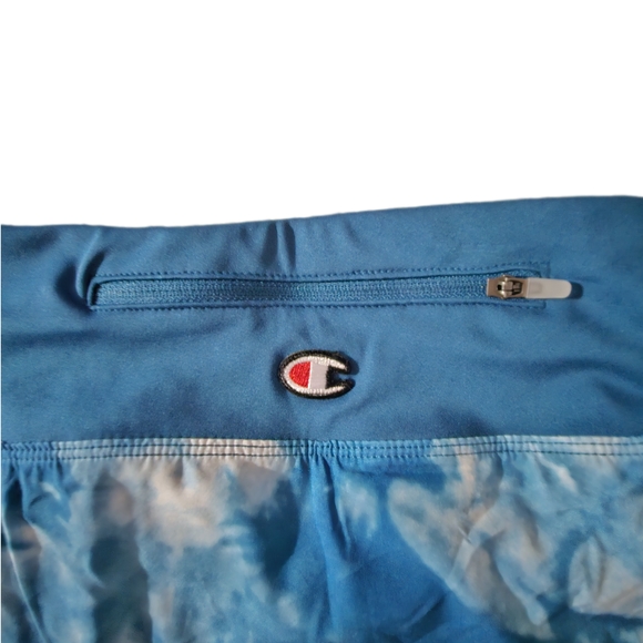 Champion Blue and White Tie-Dye Skirt With Built-in Shorts - Picture 4 of 6